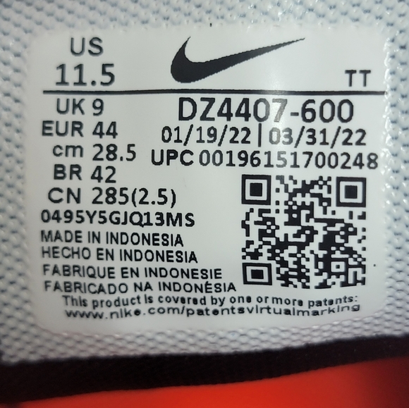 Nike Air Max 270 Bright Crimson Blue Women's Size Multi DZ4407-600 Sneakers New - Picture 11 of 13